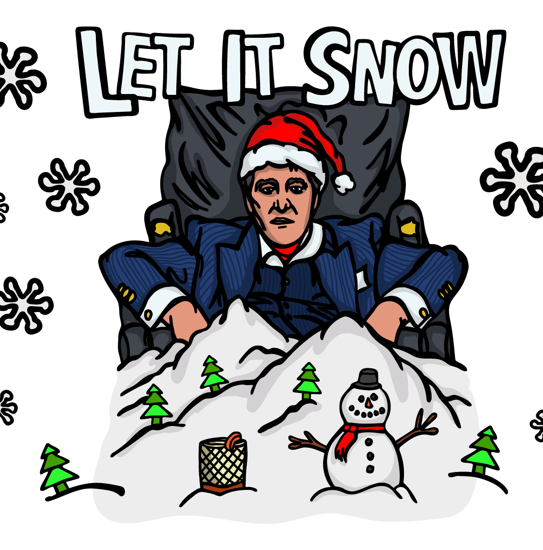 Let It Snow Scarface ❄️🤌 - Coffee Mug
