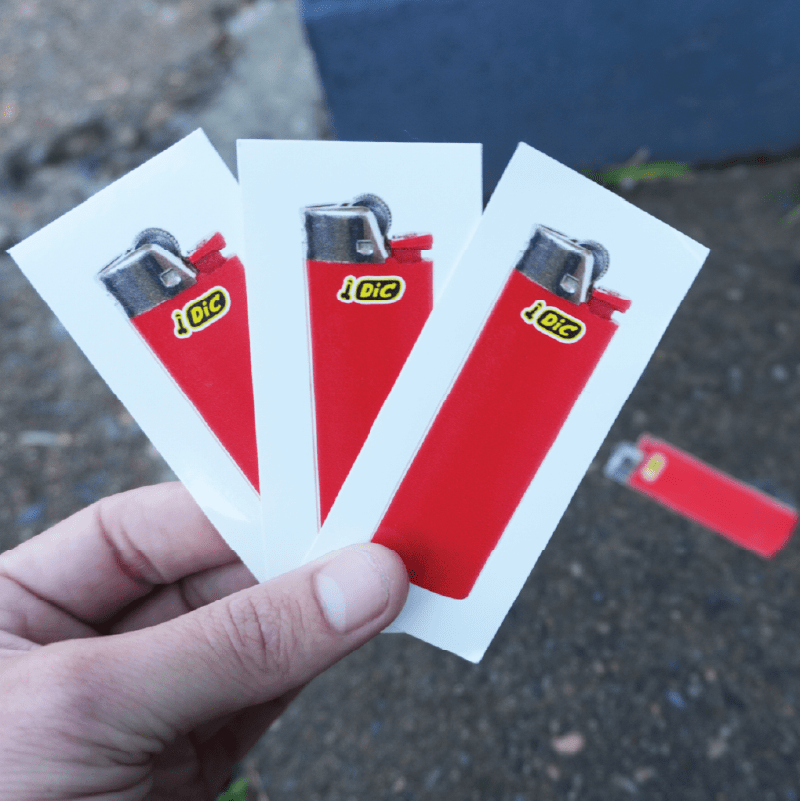 Lighter - Sticker Prank (3 Pack)