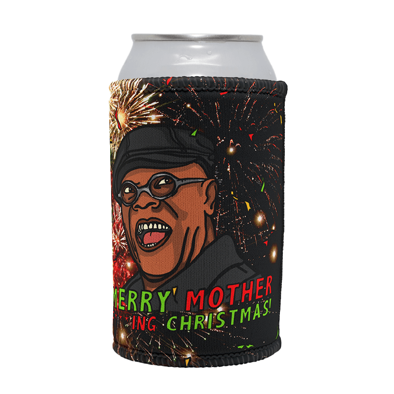 Merry Mother F**** Christmas 👨🏾🦲🎄- Stubby Holder