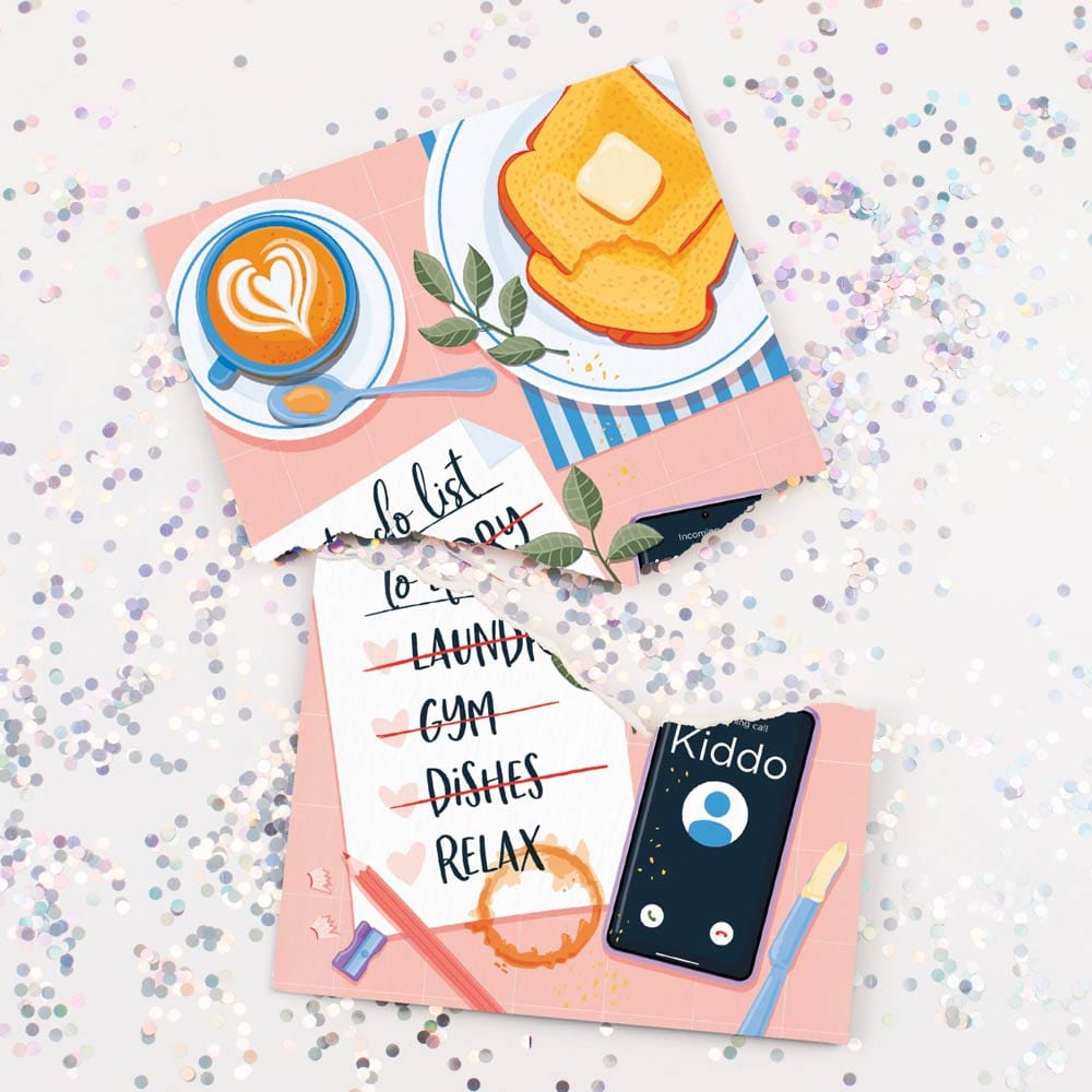 Mother's Day Endless Mum, Mum, Mum đ - Joker Greeting Prank Card (Glitter + Sound)
