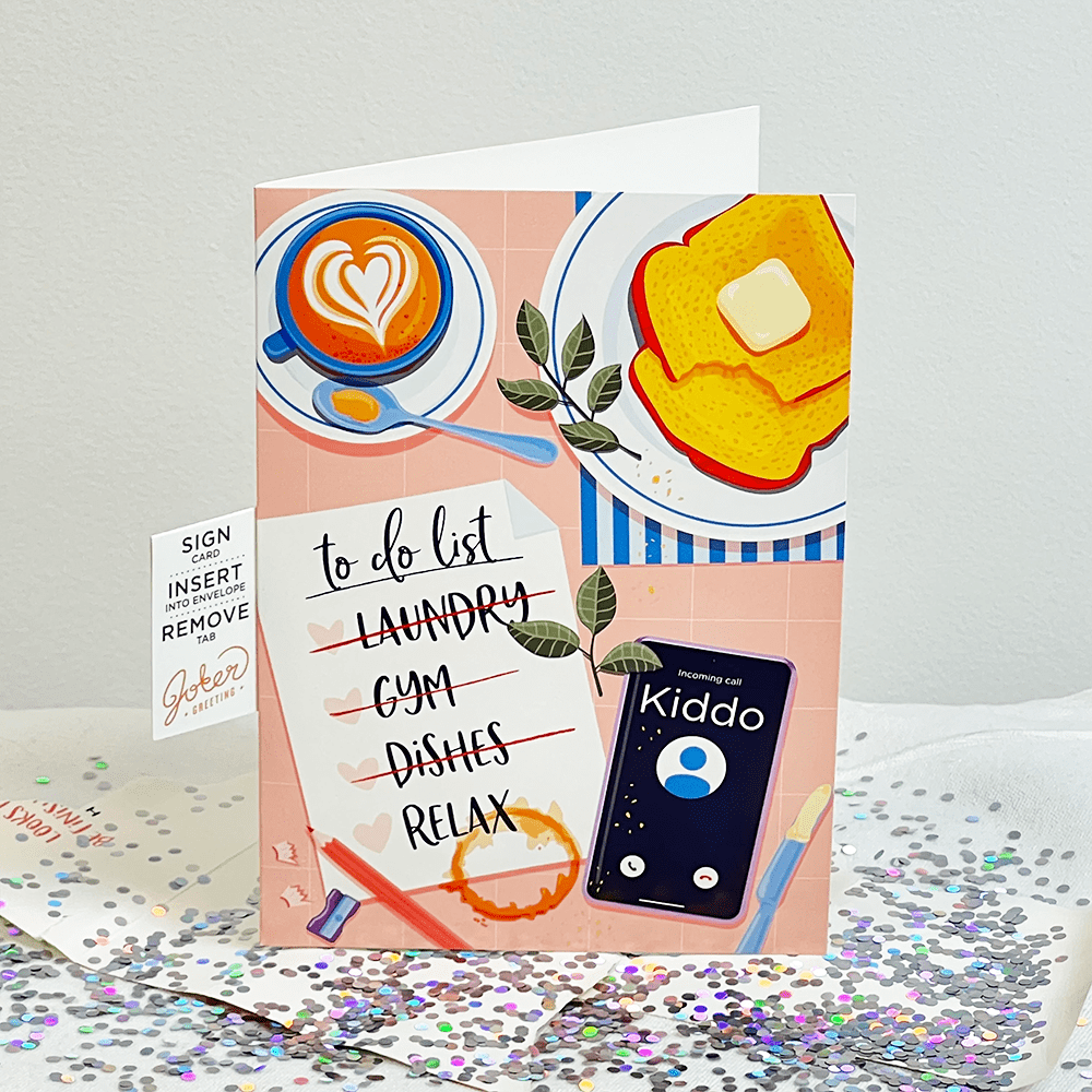 Mother's Day Endless Mum, Mum, Mum đ - Joker Greeting Prank Card (Glitter + Sound)