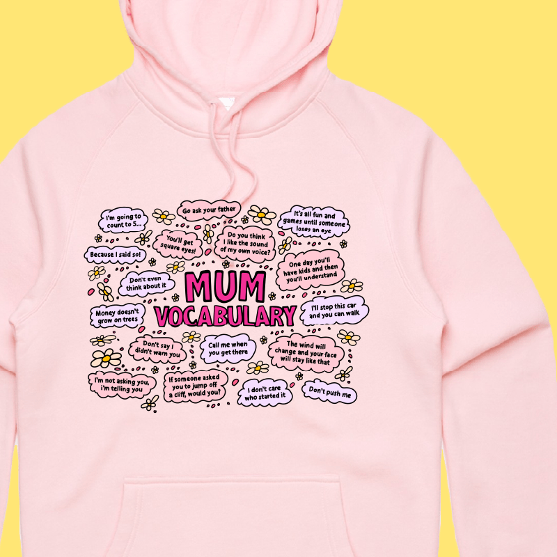 Mum's Vocab ๐ฉ๐ฌ โ Unisex Hoodie