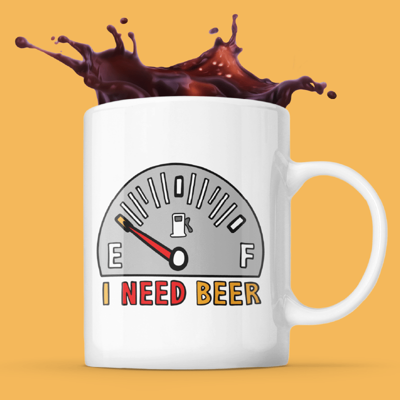 Need Beer ๐บโฝ โ Coffee Mug