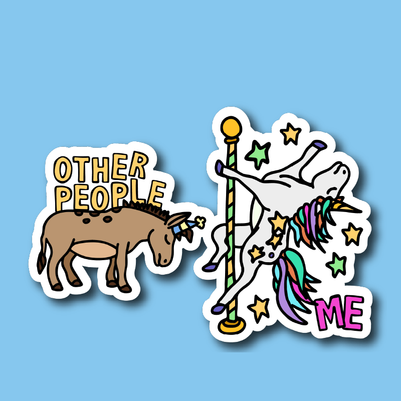Not Like The Others 🐴🦄 – Sticker