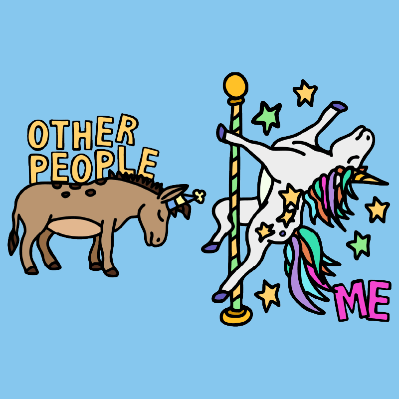 Not Like The Others 🐴🦄 – Stubby Holder