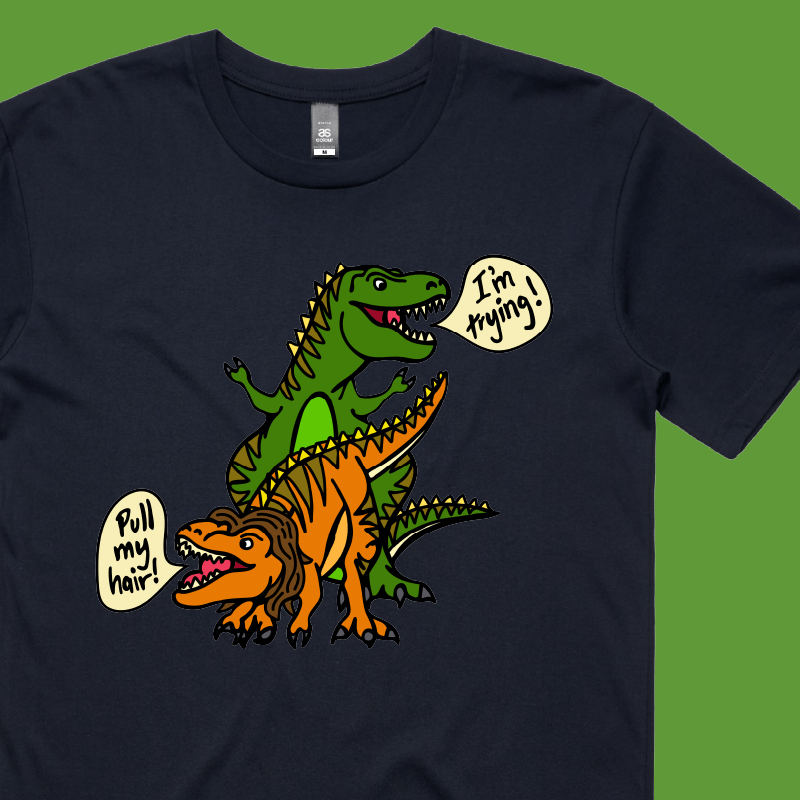 Pull My Hair 🦖🦕 – Men's T Shirt