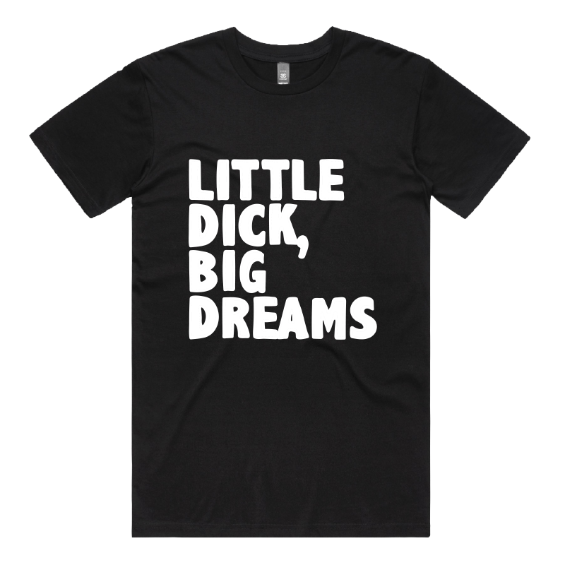 S / Black / Large Front Design Big Dreamer ๐๐ญ โ Men's T Shirt