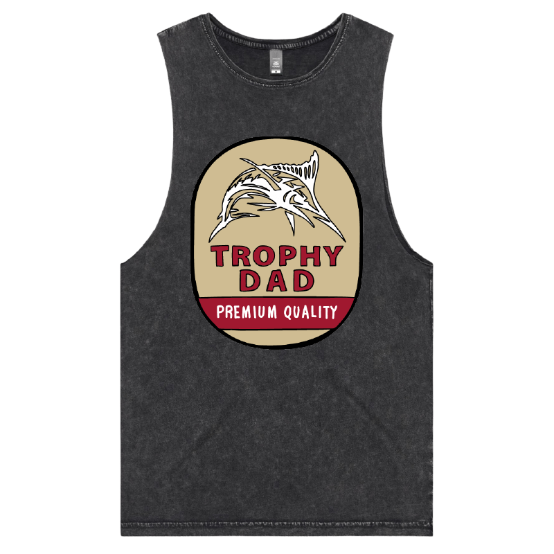 S / Black / Large Front Design Trophy Dad Northern ๐บ๐ โ Tank