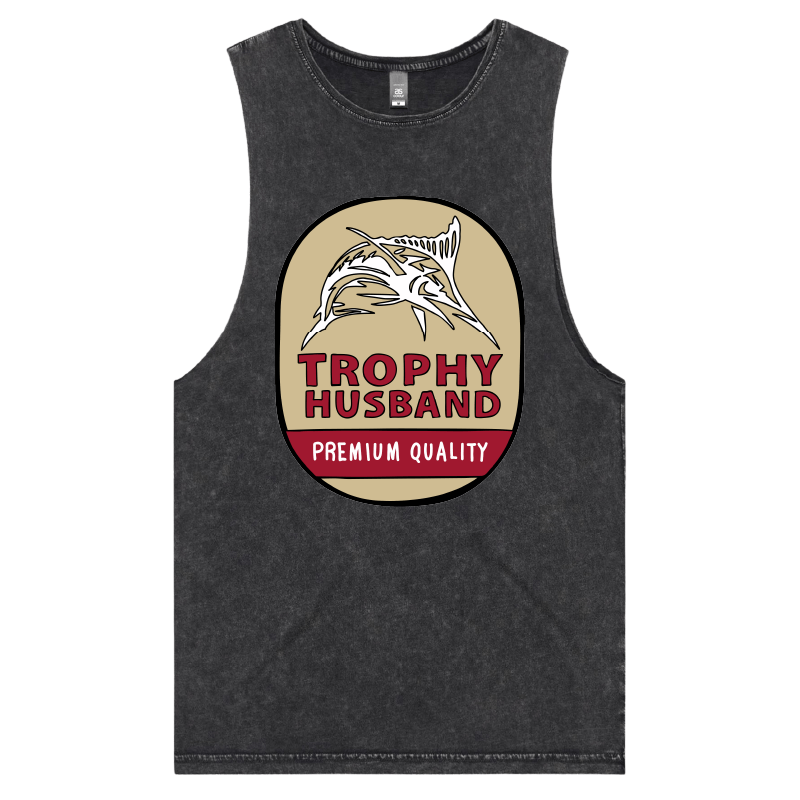S / Black / Large Front Design Trophy Husband Northern ๐บ๐ โ Tank