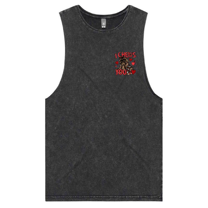 S / Black / Small Front Design Chewie Love ๐๐น โ Tank