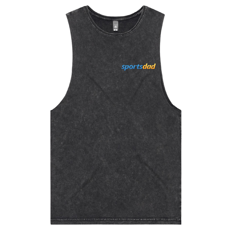 S / Black / Small Front Design SportsDad ๐ธ๐บ - Tank