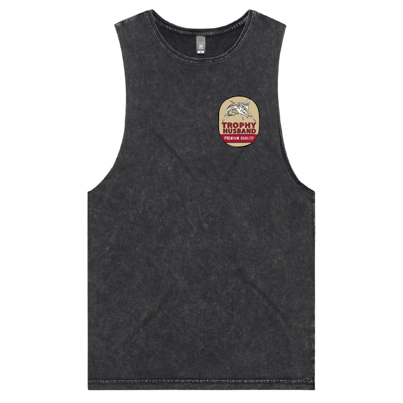S / Black / Small Front Design Trophy Husband Northern ๐บ๐ โ Tank