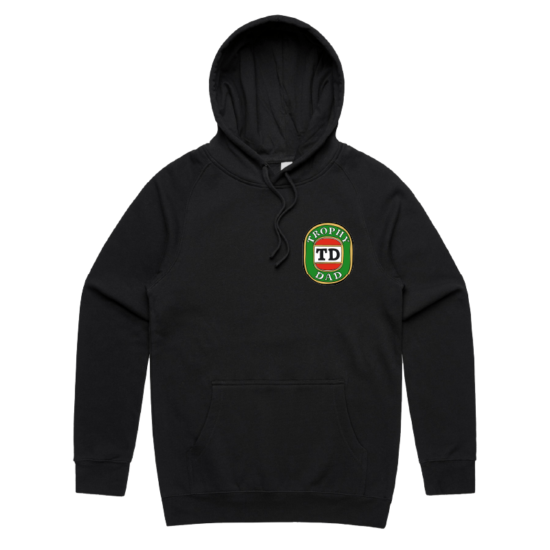 S / Black / Small Front Print Trophy Dad Victor Bravo ๐บ๐ โ Unisex Hoodie