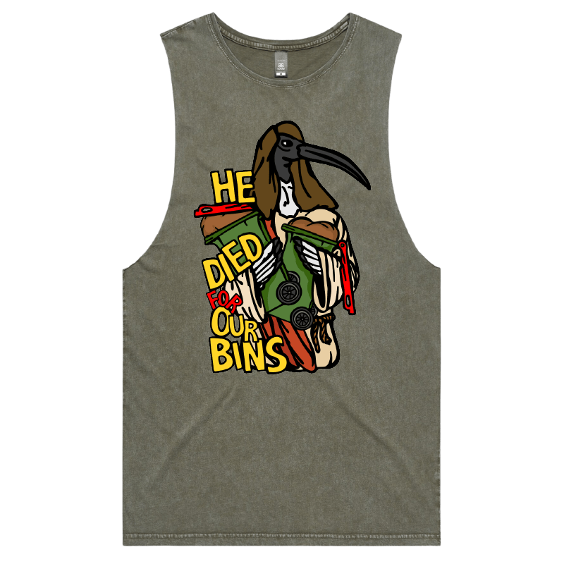 S / Moss / Large Front Design Died For Our Bins ๐๏ธ๐ - Tank
