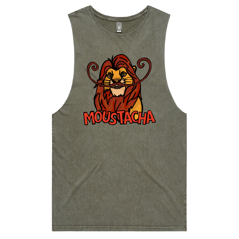 S / Moss / Large Front Design Moustacha ๐ฆ๐จ - Tank