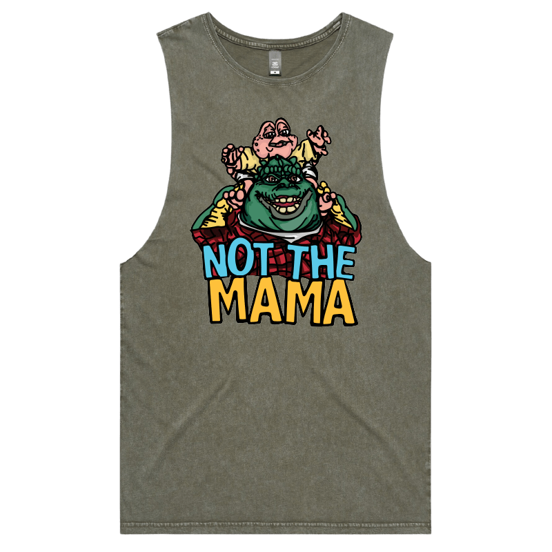 S / Moss / Large Front Design Not The Mama ๐ฆ๐ณ - Tank