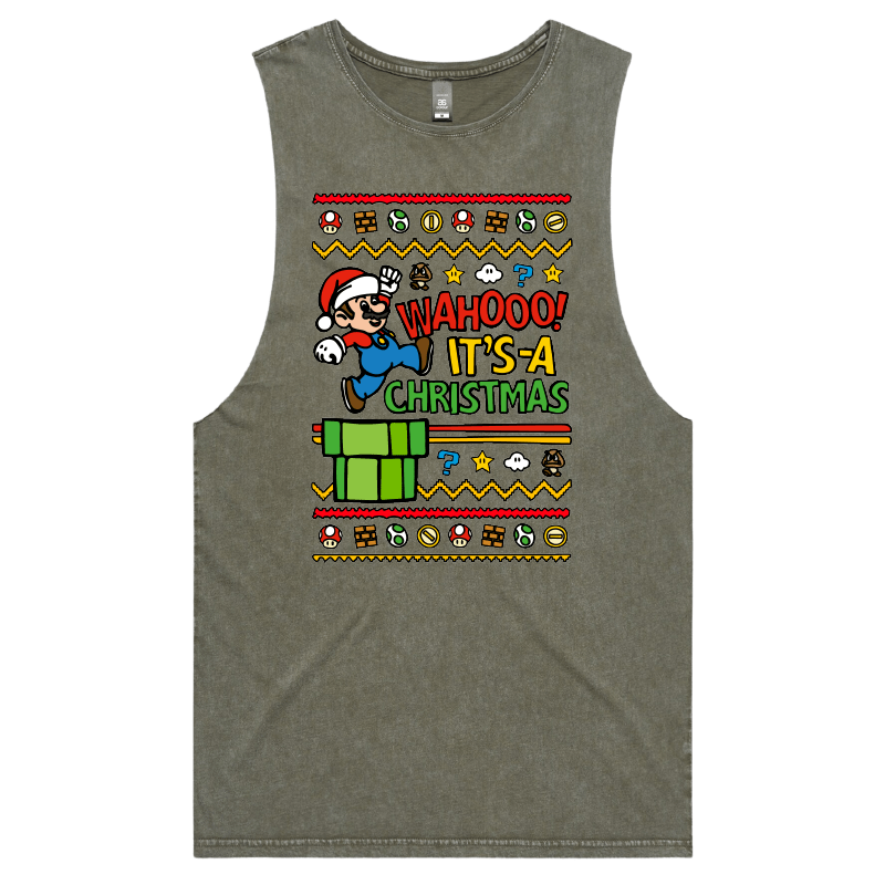 S / Moss / Large Front Design Super Christmas ๐๐
- Tank