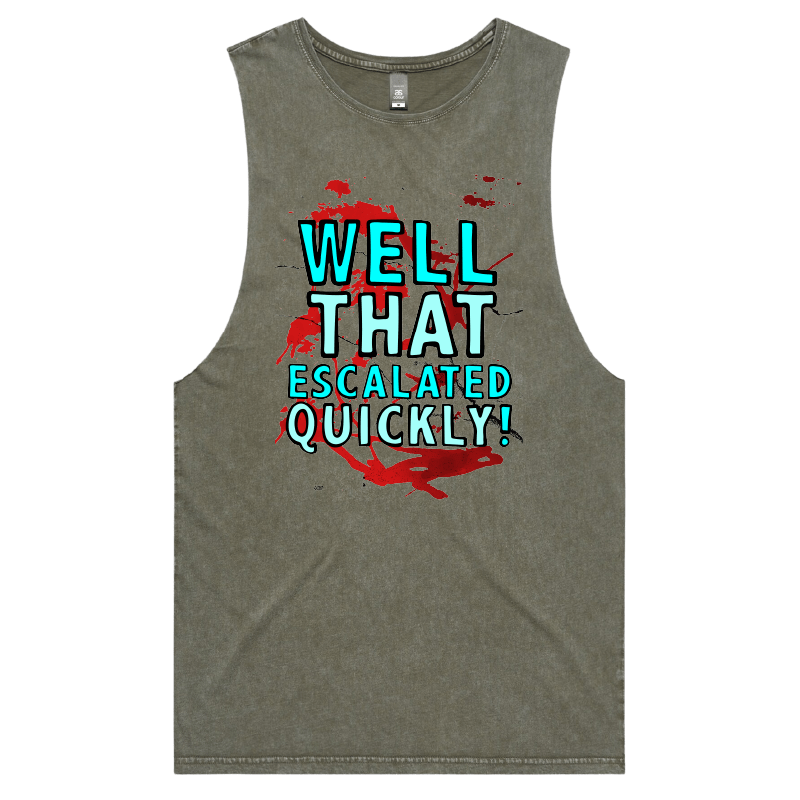 S / Moss / Large Front Design That Escalated Quickly ๐คฌ๐ฌ โ Tank