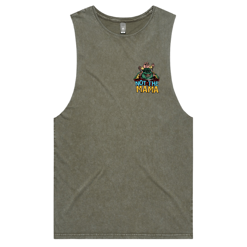 S / Moss / Small Front Design Not The Mama ๐ฆ๐ณ - Tank