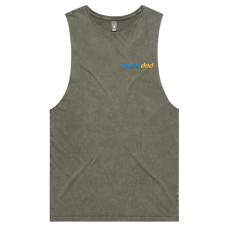 S / Moss / Small Front Design SportsDad ๐ธ๐บ - Tank