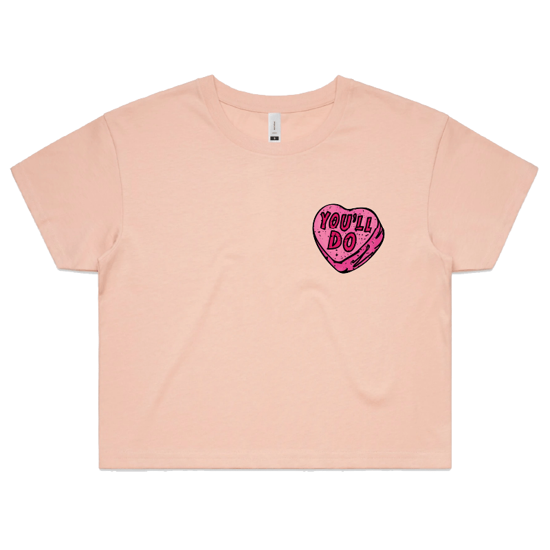 S / Pink You'll Do 🤷♀️💊 – Women's Crop Top