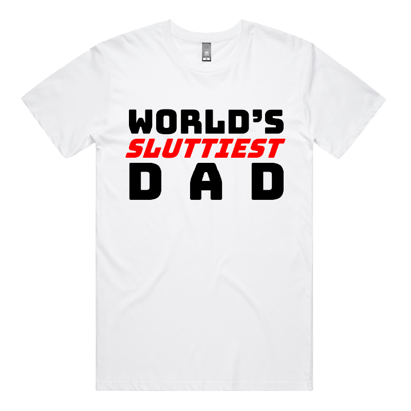 S / White / Large Front Design Baddie Daddy ๐ด๐ โ Men's T Shirt