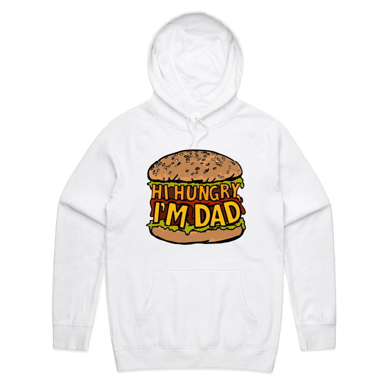 Hi Hungry, I'm Dad 🍔 - Unisex Hoodie