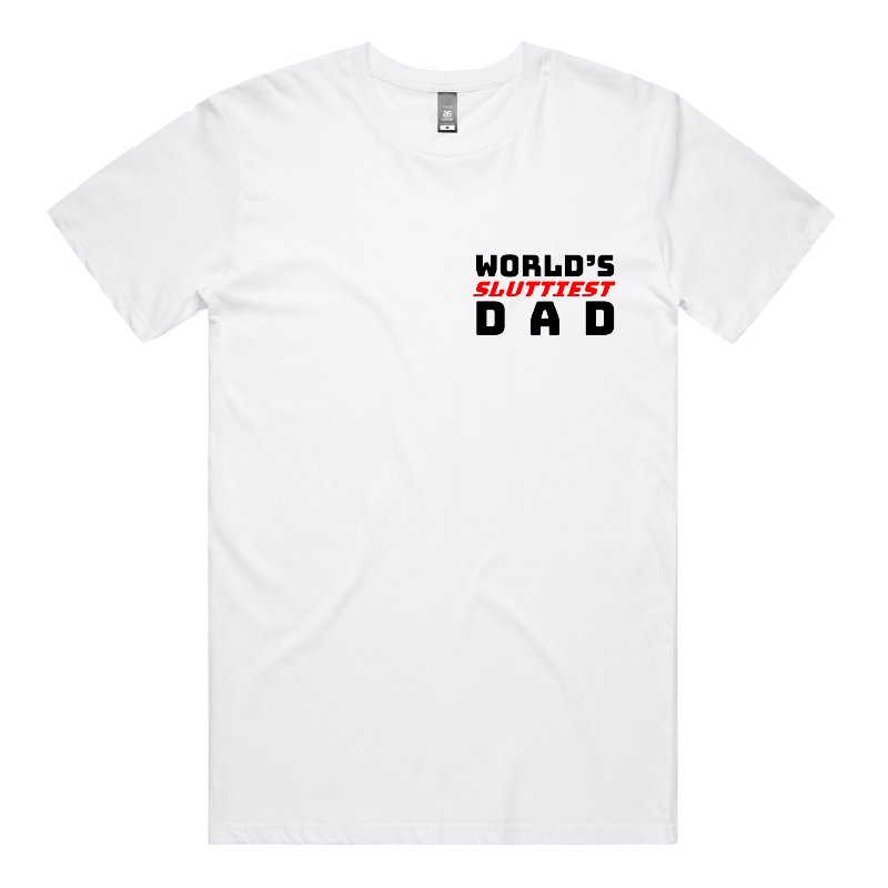 S / White / Small Front Design Baddie Daddy ๐ด๐ โ Men's T Shirt