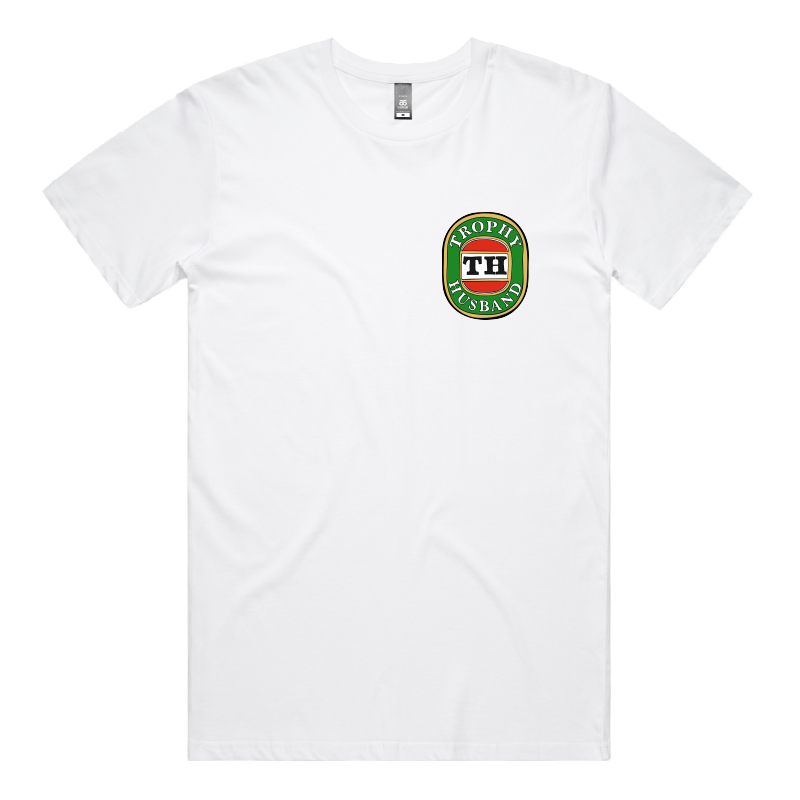 S / White / Small Front Design Trophy Husband Victor Bravo ๐บ๐ โ Men's T Shirt