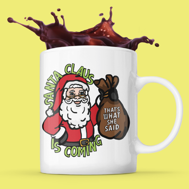 Santa is Coming 🎅🎄- Coffee Mug
