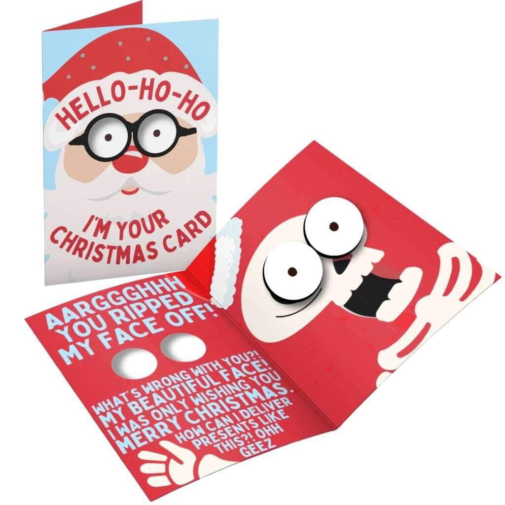 Scream & Shake Santa Christmas Card ๐
๐