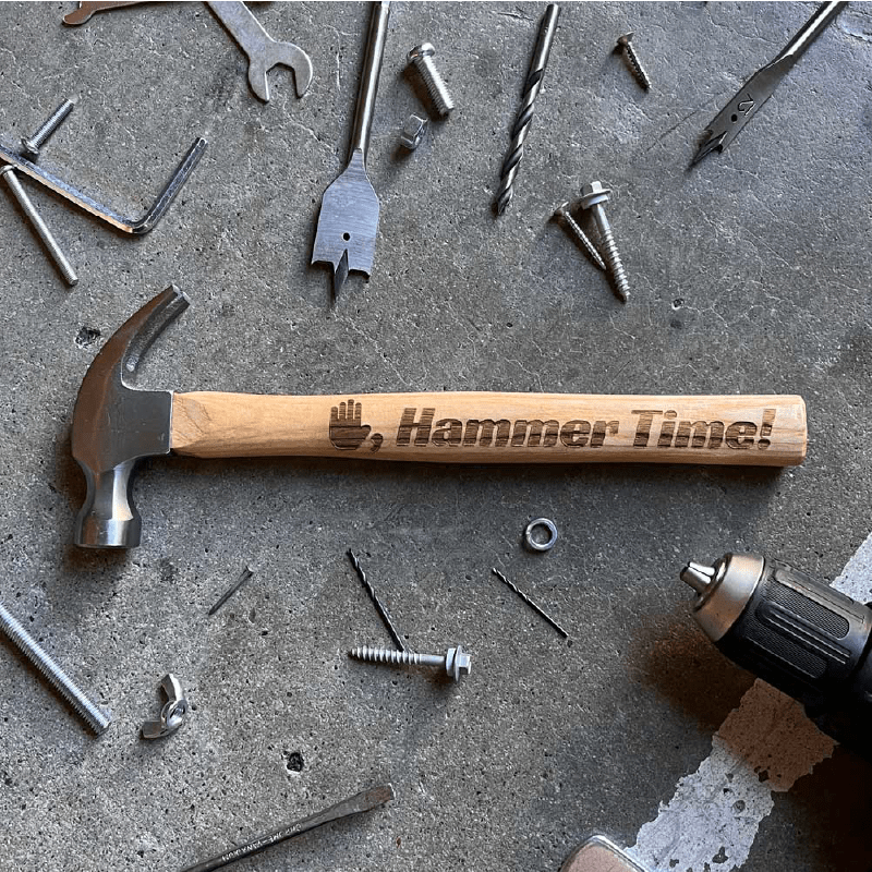 Stop, Hammer Time! 🔨 - Engraved Hammer