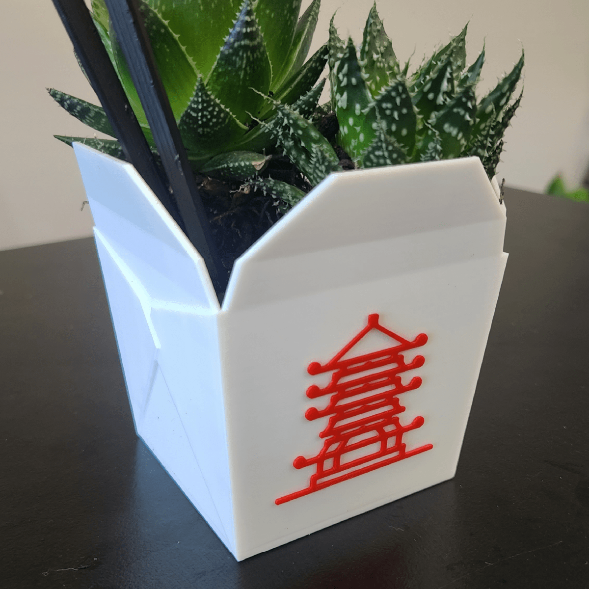 Succulent Chinese Meal 🥡 Planter Pen Holder