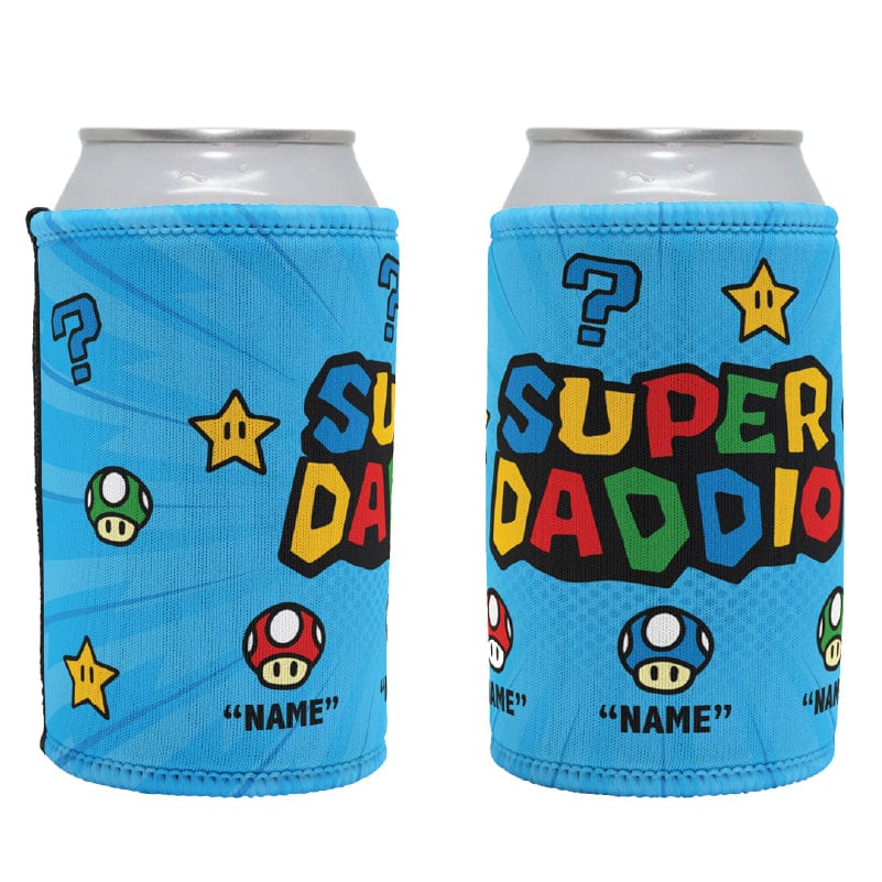Super Daddio ⭐🍄 - Personalised Stubby Holder