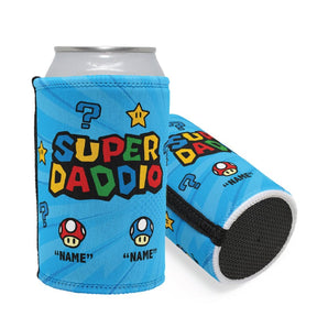 Super Daddio ⭐🍄 - Personalised Stubby Holder