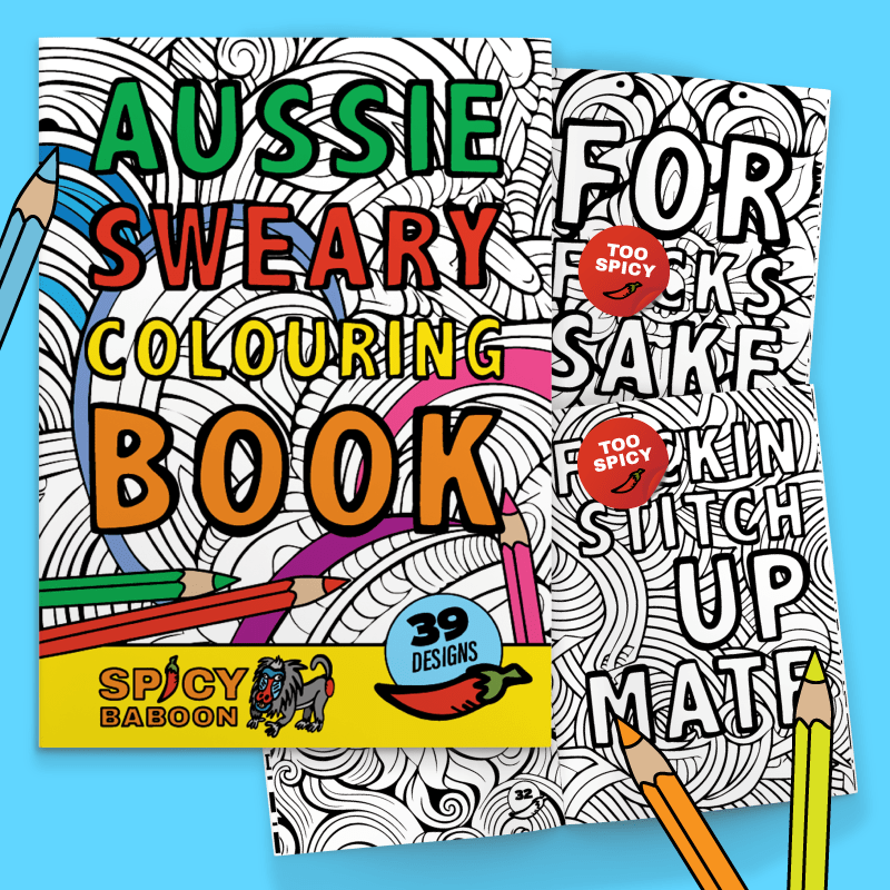 Swear Words 🤬🖍️ - Adult Colouring Book