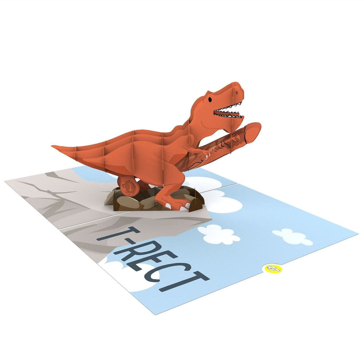 T-Rect  🦖🍆 - 3D Inappropriate Greeting Card