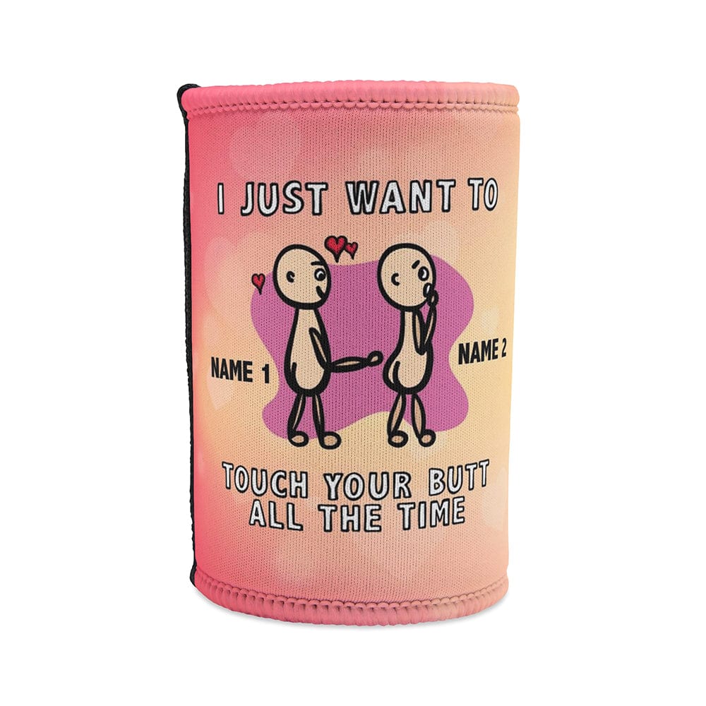 Touch Your Butt  🍑 - Personalised Stubby Holder