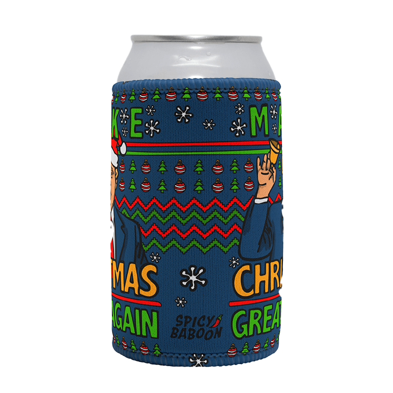 Trump Approves Christmas 👌 - Stubby Holder