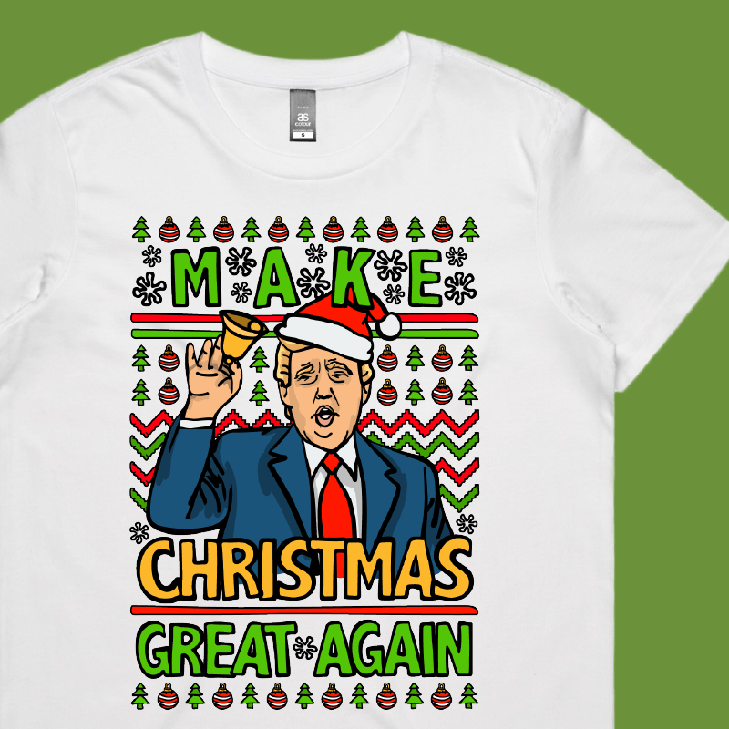 Trump Approves Christmas ๐ - Women's T Shirt
