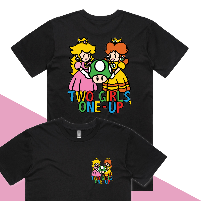 Two Girls One-Up ๐๐ค โ Men's T Shirt