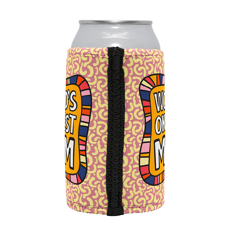 World's Okayest Mum 🌍🏆 – Stubby Holder