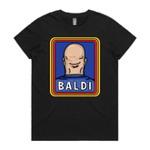 XS / Black / Large Front Design Baldi ๐จ๐ปโ๐ฆฒโ๏ธ โ Women's T Shirt