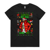 XS / Black / Large Front Design Drake Festive Bling ๐ฑ๐๐ต - Women's T Shirt