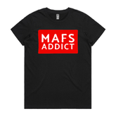 XS / Black / Large Front Design MAFS Addict 💍🕊️ – Women's T Shirt