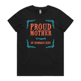 XS / Black / Large Front Design Proud Mother 🥴💩 – Women's T Shirt