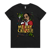 XS / Black / Large Front Design Snoop Crizzle ๐ฅ๐ - Women's T Shirt