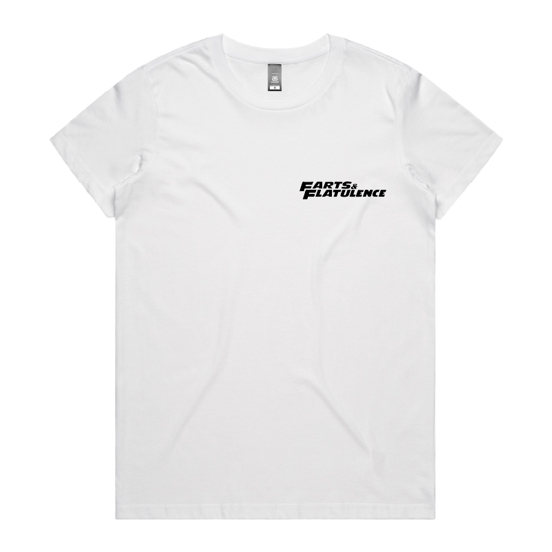 XS / White / Small Front Design Farts & Flatuence ๐๐จ - Women's T Shirt