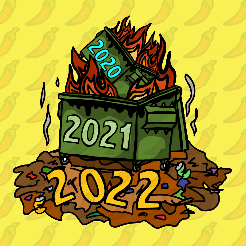 2022 Dumpster Fire ๐ฅ ๐๏ธ โ Unisex Hoodie