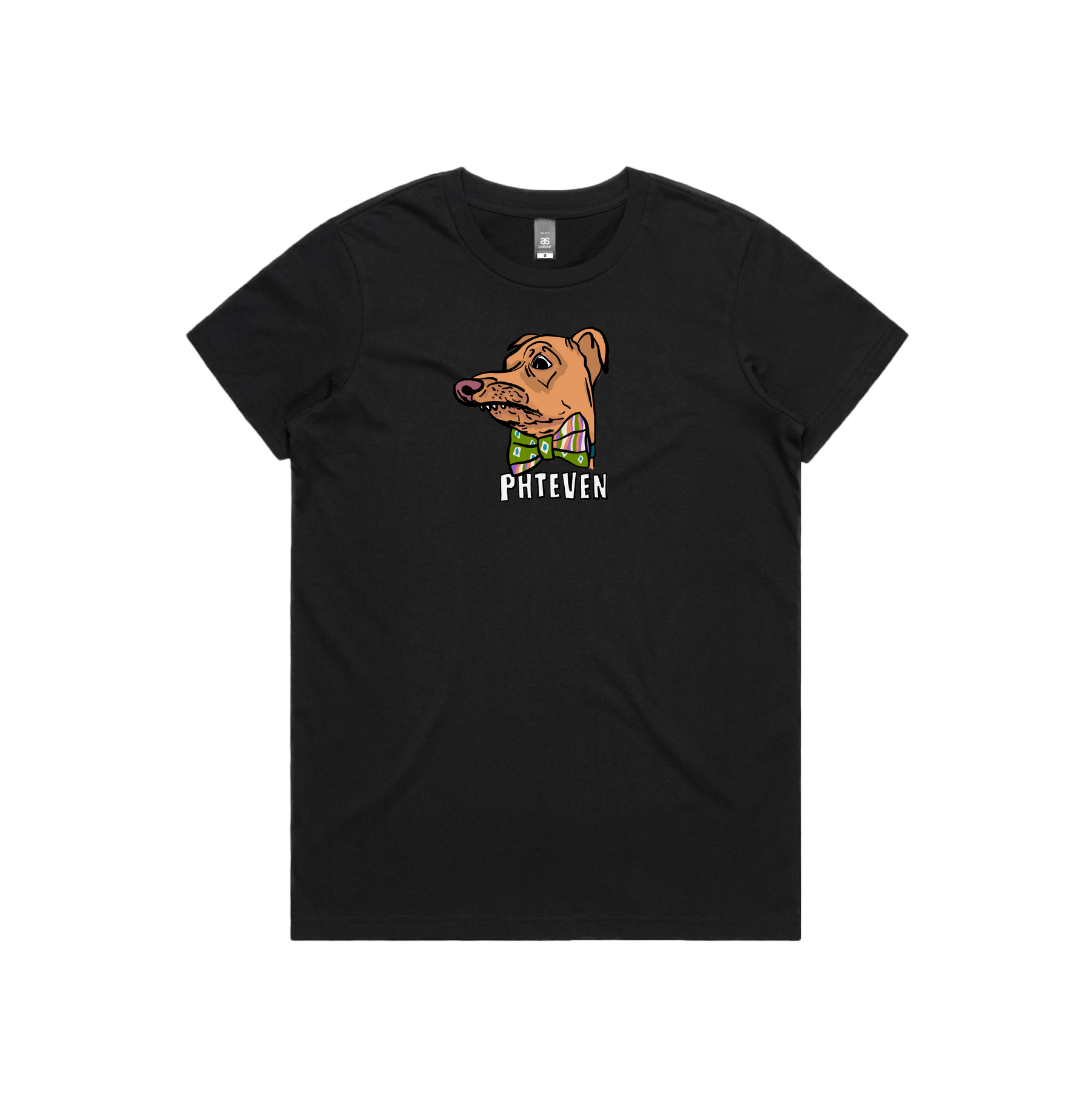 XS / Black / Large Front Design Phteven Good Boy 🐶 - Women's T Shirt